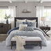 Essence - Oversized Cotton Clipped Jacquard Comforter Set With Euro Shams and Throw Pillows - Blue - Simple Home Plus