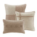 Boone - 7 Piece Comforter Set - Tan - Simple Home Plus