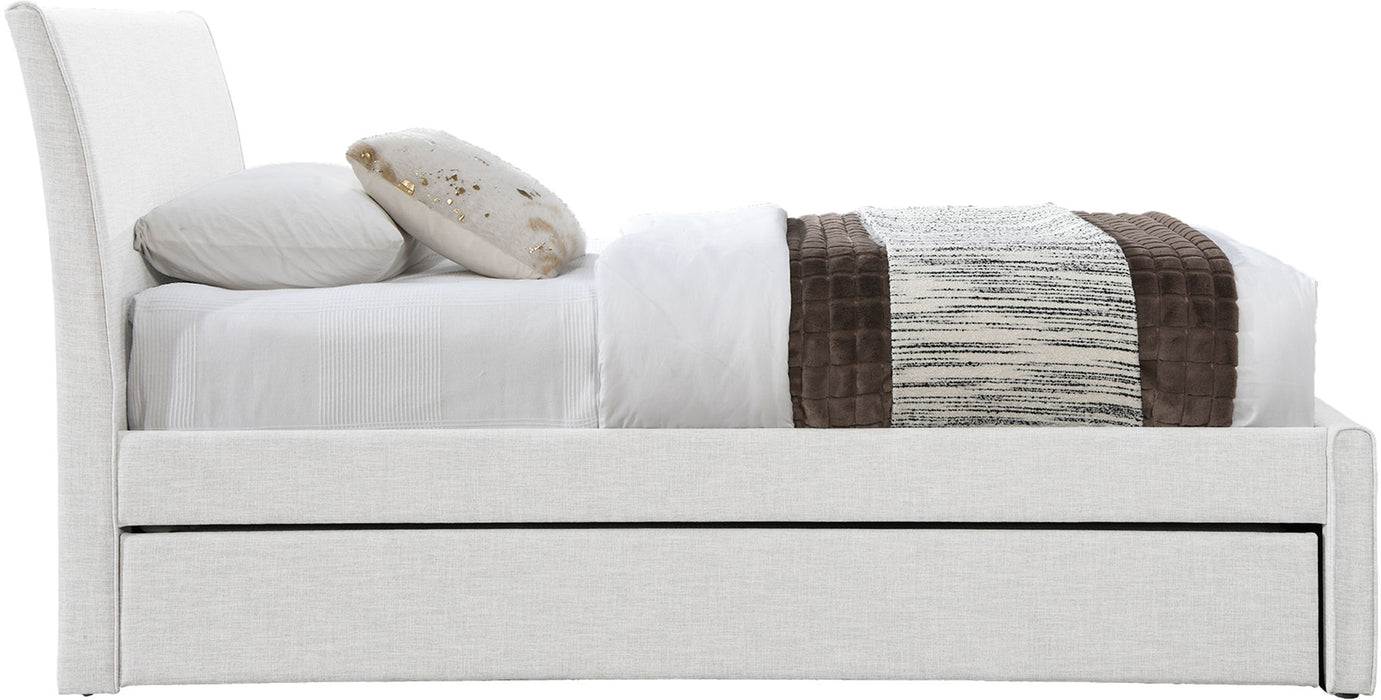 Myles - Linen Twin Trundle Bed - Simple Home Plus