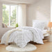 Lily - 2 Piece Comforter Set - White - Simple Home Plus
