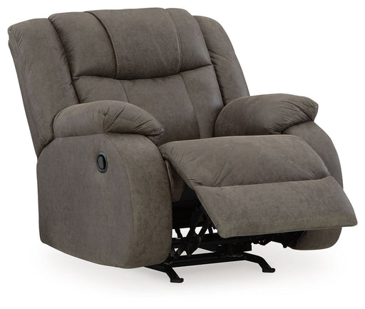 First Base - Gunmetal - Rocker Recliner - Simple Home Plus