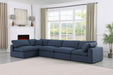 Comfy - 5 Piece Linen Modular Sectional - Simple Home Plus