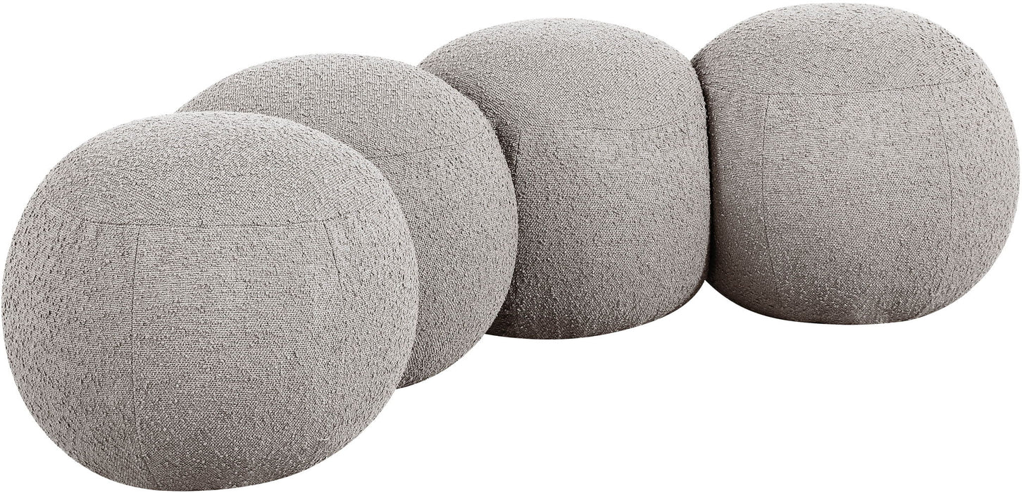 Apollo - Boucle Fabric Bench - Simple Home Plus