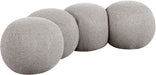 Apollo - Boucle Fabric Bench - Simple Home Plus