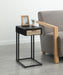 Amherst - 1-Drawer Radio Weave Cane Metal Side Table - Simple Home Plus