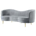 Sophia - Upholstered Channel Tufted Sofa - Simple Home Plus