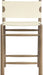 Santos - Upholstered Counter Stool With Stained Brown Base - Simple Home Plus