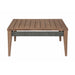 Orbit - Square Outdoor Patio Coffee Table - Weathered Eucalyptus - Simple Home Plus