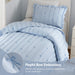 Liv - Twin Quilt Set - Blue - Simple Home Plus