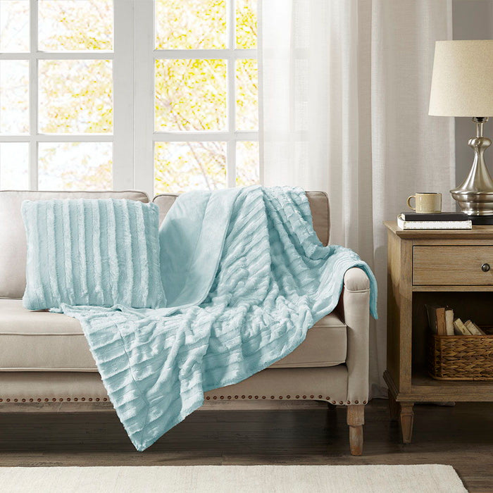 Duke - Squre Pillow - Blue - Simple Home Plus