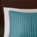 Keaton - King Reversible Coverlet Set - Teal - Simple Home Plus