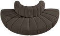 Arc - Boucle Fabric 4 Piece Modular Sofa - Simple Home Plus