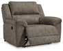 Laresview - Fossil - Zero Wall Wide Seat Recliner - Simple Home Plus