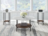 Wrenwich - Occasional Table Set (Set of 3) - Brown / Black / White - Simple Home Plus