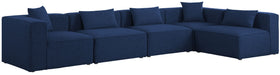 Cube - Linen 5 Piece Modular Sectional - Simple Home Plus
