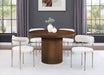 Belinda - Wood Oak Veneer Dining Table - Simple Home Plus
