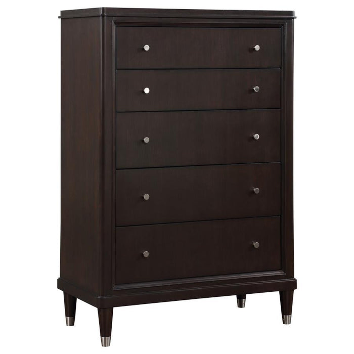 Emberlyn - 5-Drawer Bedroom Chest - Brown - Simple Home Plus