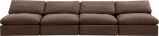 Comfy - Velvet Modular Armless Sofa 4 Seats - Simple Home Plus