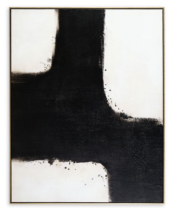 Reighlea - Black / White - Wall Art - Simple Home Plus