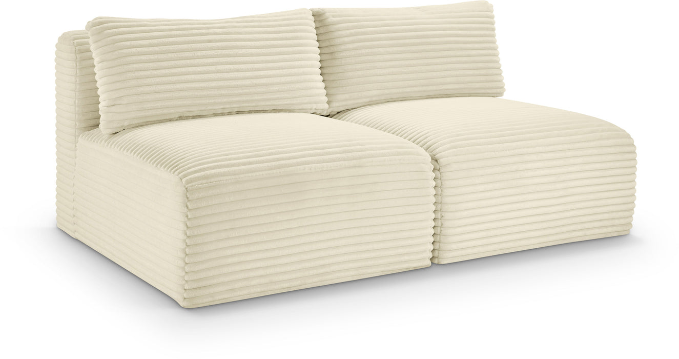 Shaggy - 2 Seat Modular Armless Sofa - Simple Home Plus