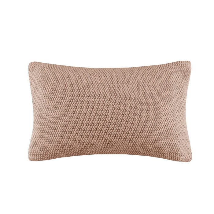 Bree Knit - Oblong Pillow Cover - Brown - Simple Home Plus