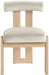 Arienzo - Performance Fabric Upholstered Dining Chair (Set of 2) - Natural Base - Simple Home Plus