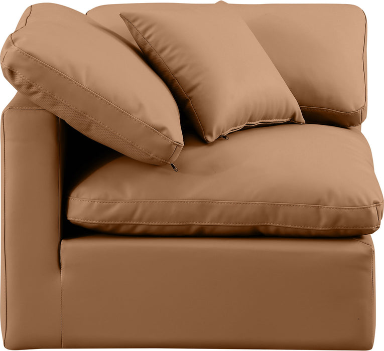 Indulge - Faux Leather Corner Chair - Simple Home Plus