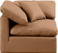 Indulge - Faux Leather Corner Chair - Simple Home Plus