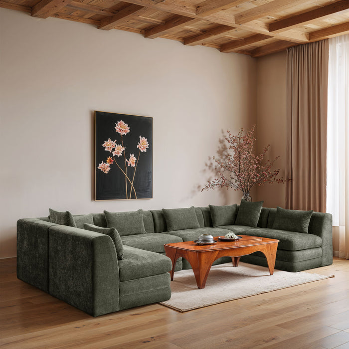 Stellar - 6 Piece Upholstered Modular Sectional - Simple Home Plus