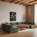 Stellar - 6 Piece Upholstered Modular Sectional - Simple Home Plus
