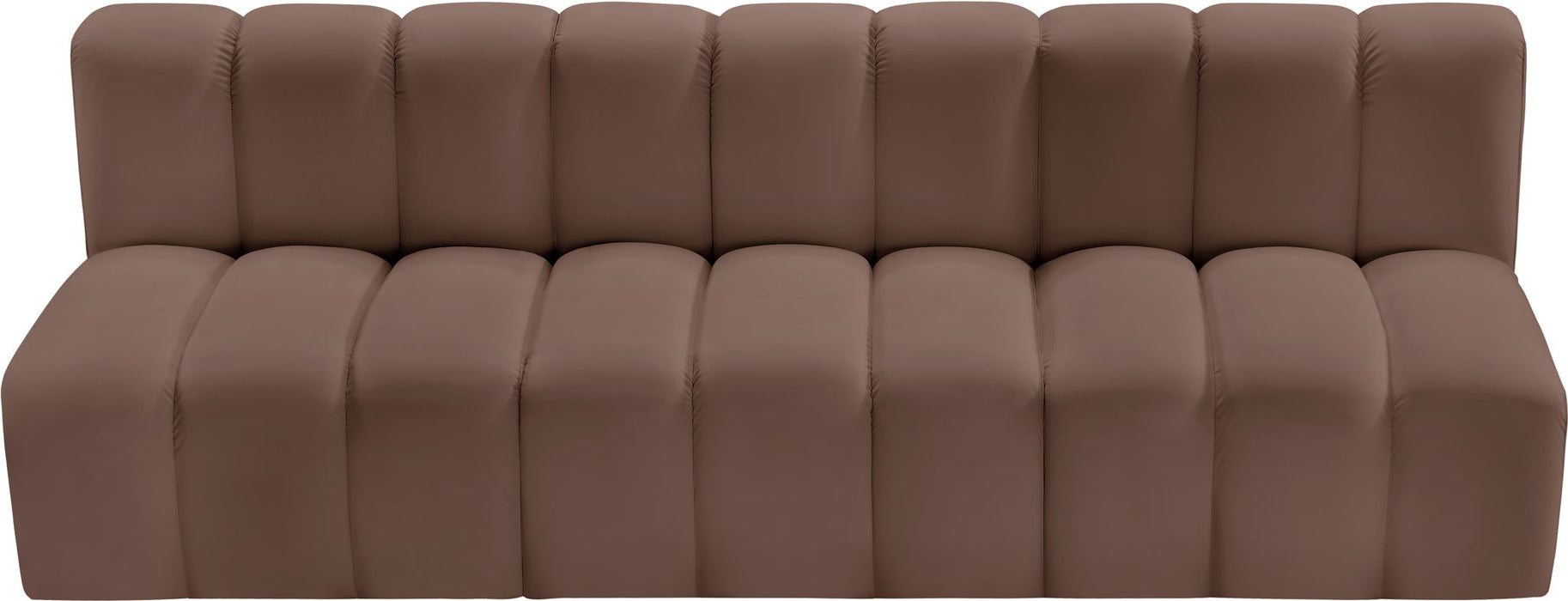 Arc - Faux Leather 3 Seats Modular Sofa - Simple Home Plus