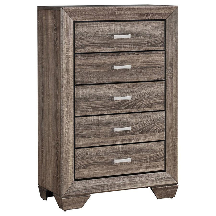 Kauffman - 5-Drawer Bedroom Chest - Simple Home Plus