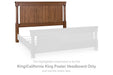 Rowlenstown - King/California King Poster Headboard - Brown - Simple Home Plus