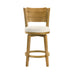 Winsley - Coastal Modern Swivel Wood Counter Height Kitchen Bar Stool - Simple Home Plus