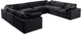 Comfy - 8 Piece Velvet Modular Sectional - Simple Home Plus