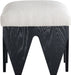 Altair - Fabric Bench - Black Base - Simple Home Plus