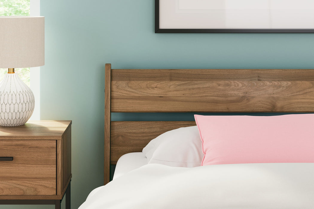 Deanlow - Twin Panel Headboard - Honey - Simple Home Plus