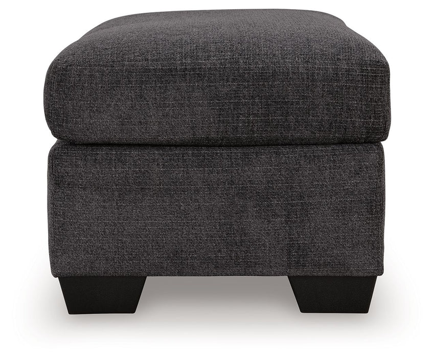 Loreo - Ottoman - Ebony - Simple Home Plus