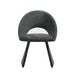 Angelina - Modern Curved Back Upholstered Dining Chair - Simple Home Plus