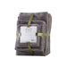Big Bundle - Quick Dry 12 Piece Bath Towel Set - Gray - Simple Home Plus