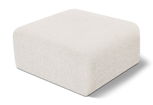 Arc - Boucle Fabric Ottoman - Simple Home Plus