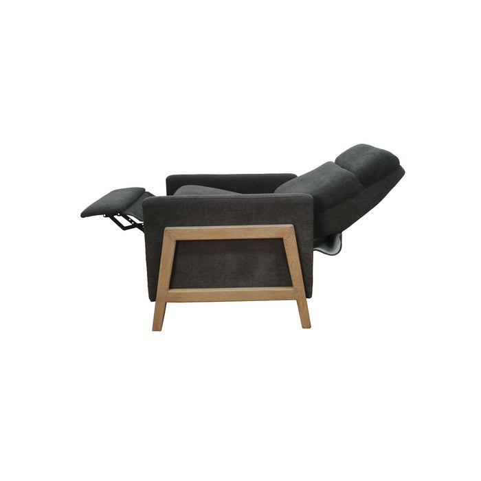 Luna - Recliner With Frame - Gray - Simple Home Plus