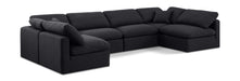 Indulge - Linen 6 Piece Modular U-Shaped Sectional - Simple Home Plus