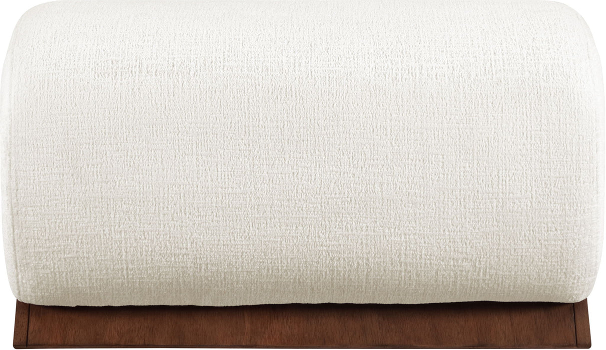 Akira - Fabric Upholstered Ottoman - Simple Home Plus