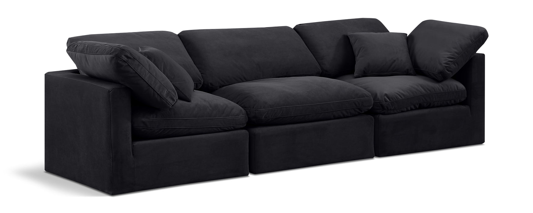 Indulge - Velvet 3 Seat Modular Sofa - Simple Home Plus