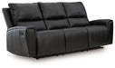Glossmore - Reclining Sofa - Black - Simple Home Plus