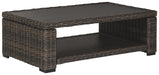 Grasson Lane - Brown - Rectangular Cocktail Table - Simple Home Plus