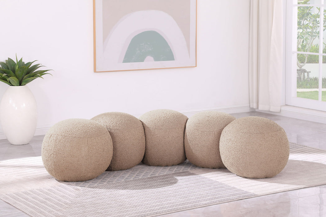Apollo - Boucle Fabric Bench - Simple Home Plus