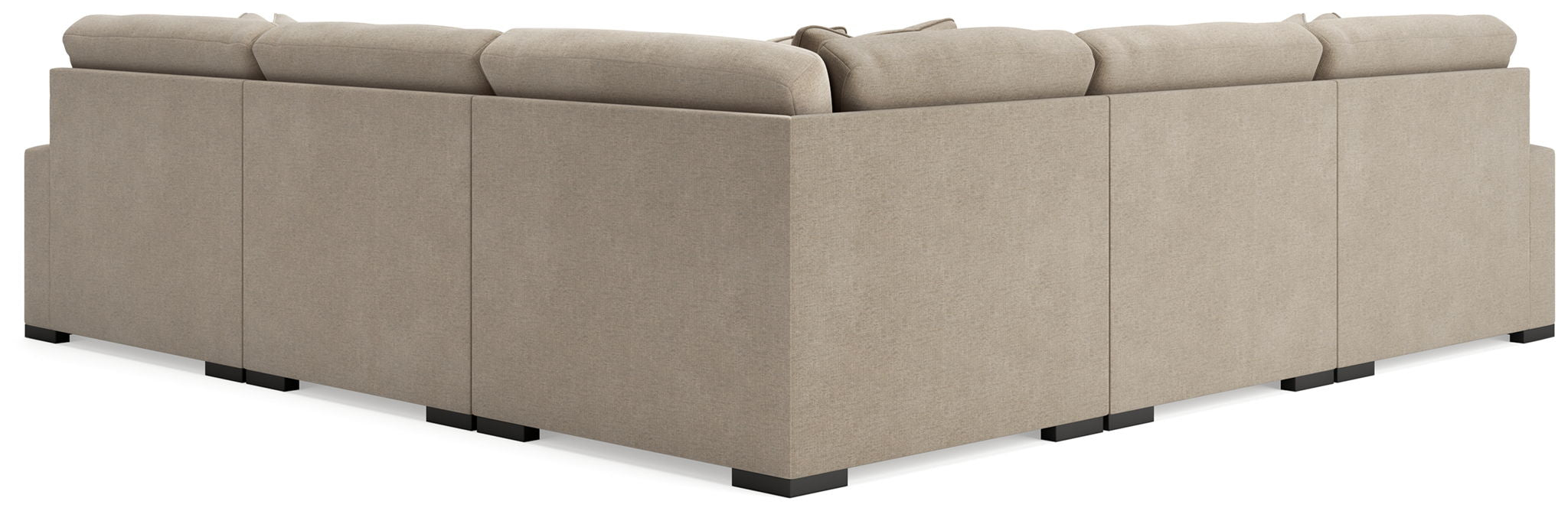 Calden - 5-Piece Sectional - Oatmeal - Simple Home Plus