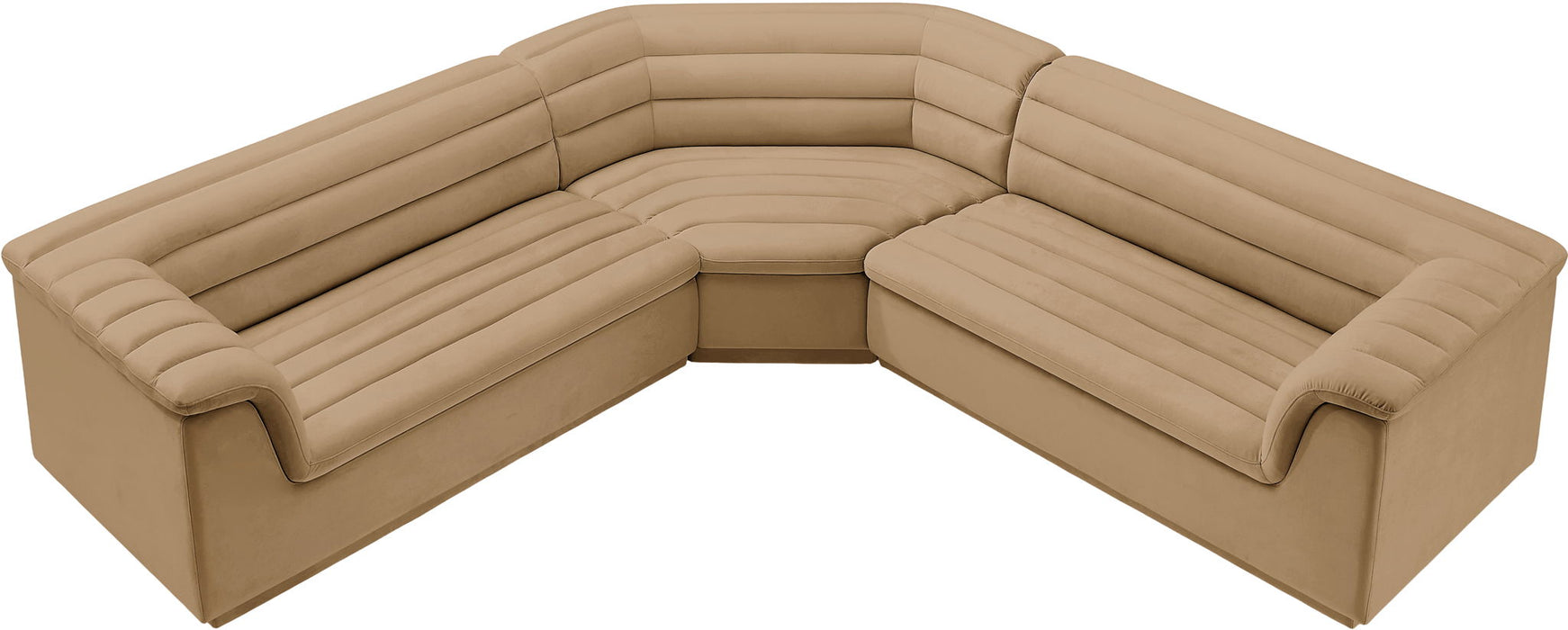 Cascade - Velvet Modular Sectional - Simple Home Plus